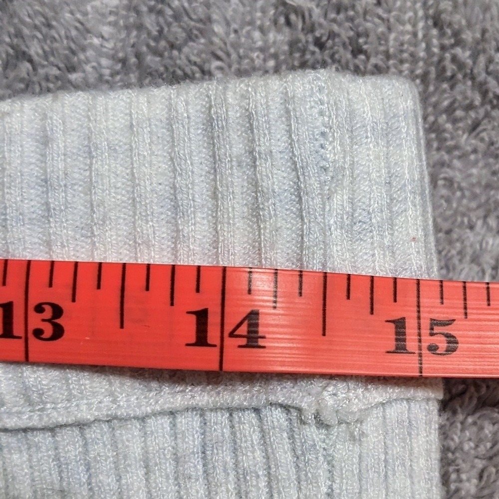 Aerie Take Charge Wool Blend Ribbed Sweater Knit Skirt Light Gray M NWOT - Picture 7 of 8